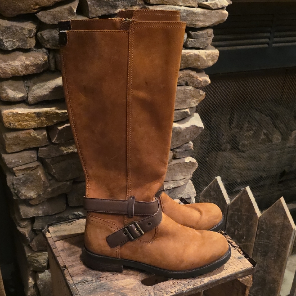 UGG Tan Leather Boots